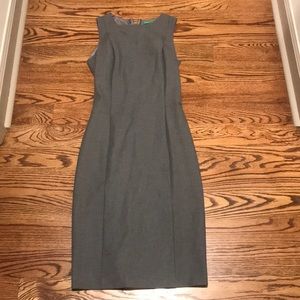 United colors of Benetton fitted gray work dress